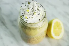 Vegan Lemon Cream Pie Overnight Oats