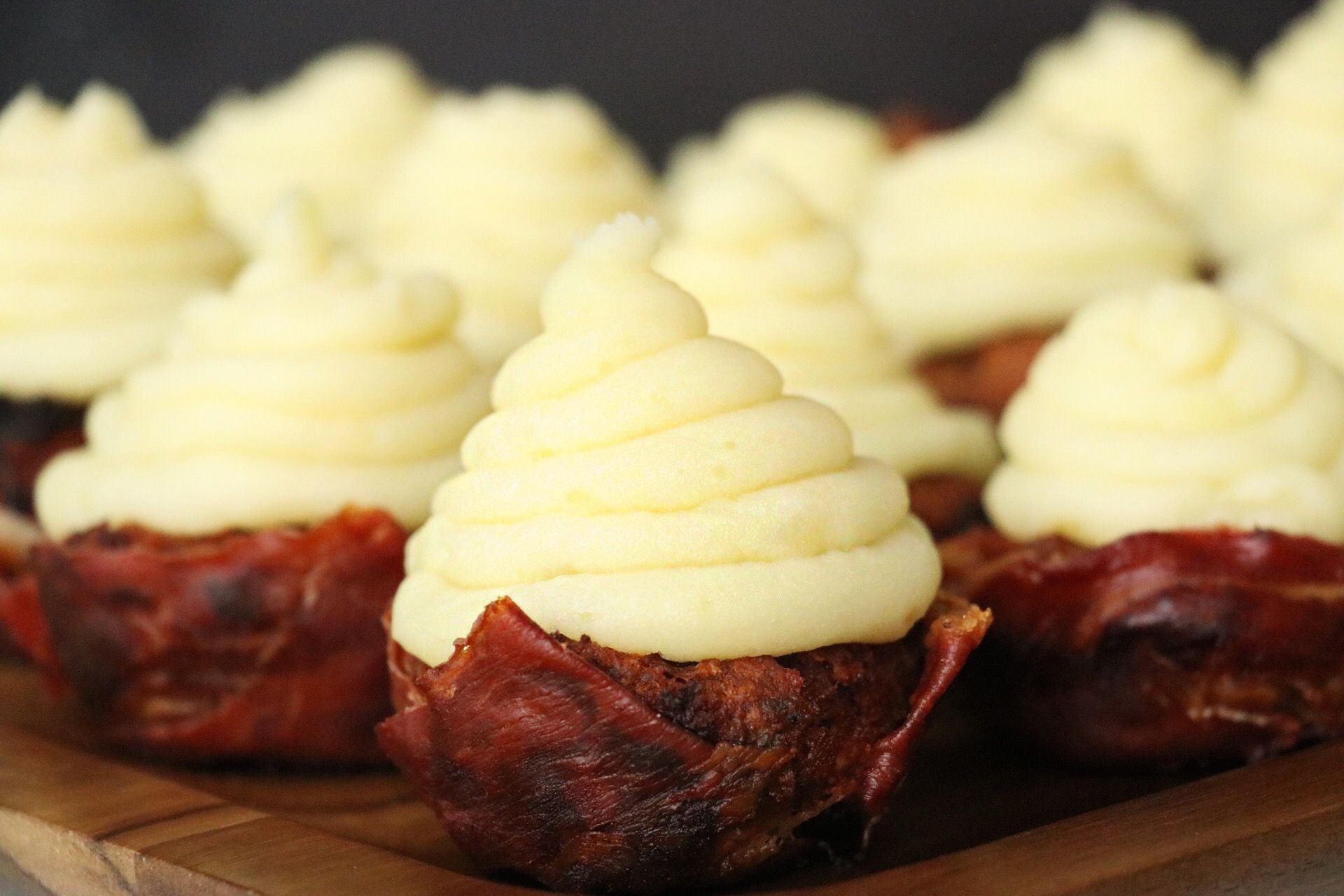 Prosciutto Wrapped Turkey Meatloaf Cupcakes Forkly