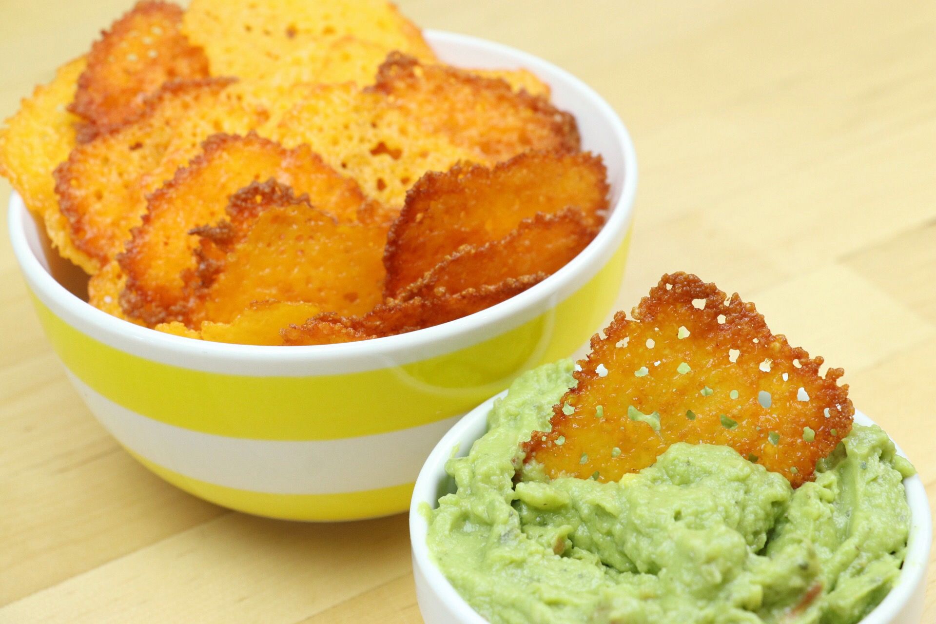 KetoFriendly Baked Cheese Crisps Forkly