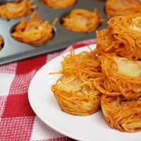 Leftover Spaghetti Nests