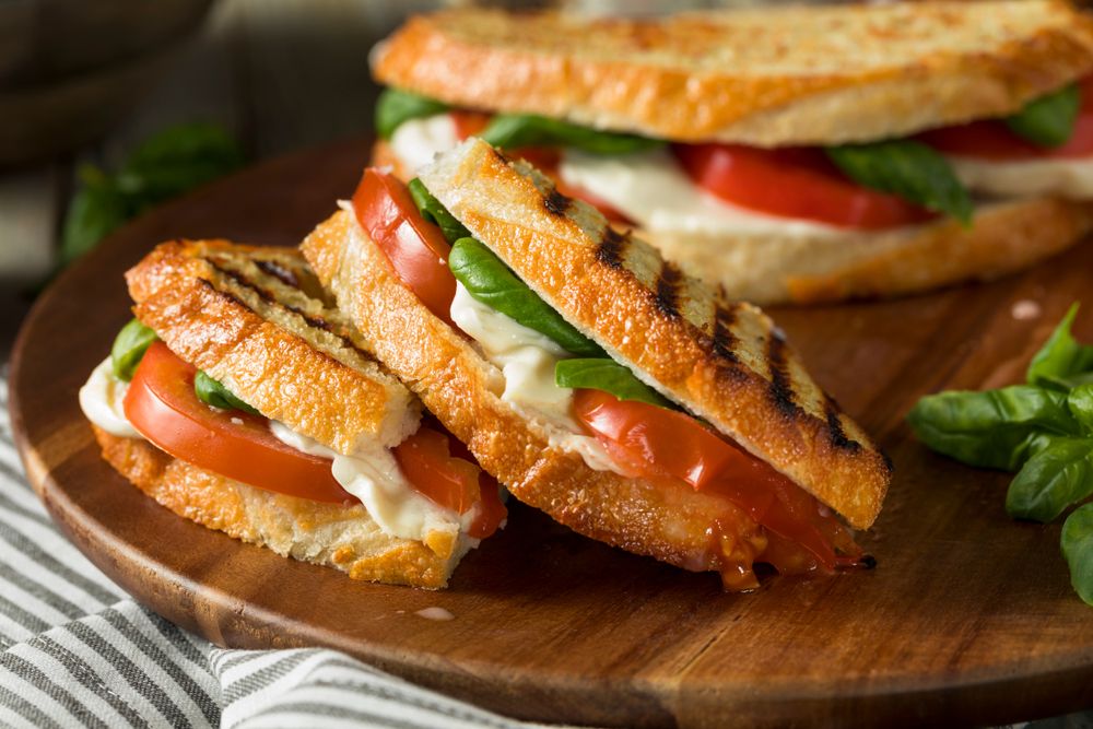 Healthy Panini Ideas - Brush one side of each slice of bread with olive ...