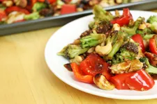 Sheet Pan Cashew Chicken & Veggies