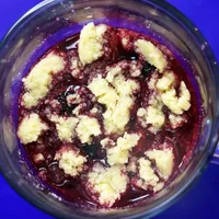 Mixed Berry Keto Cobbler for One (or Two)