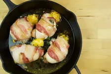 Bacon-Wrapped Keto Jalapeño Popper Chicken