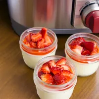 Sous Vide Gluten-Free Mason Jar Cheesecakes: Wolf Gourmet Multi-Function Cooker Recipe