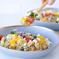 Quick & Easy Mediterranean Quinoa Salad