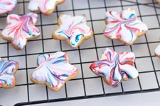 Easy Fourth of July Marbled Sugar Cookie Hack