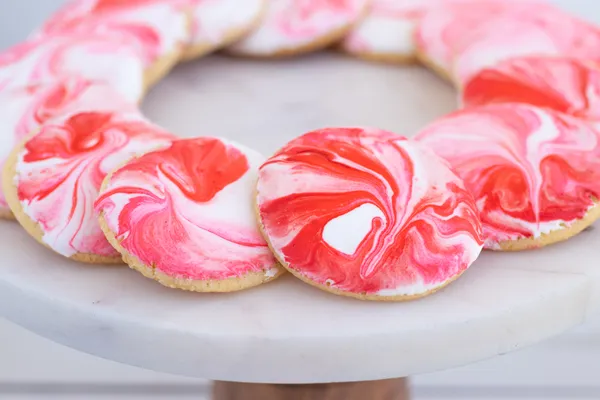 Easy Canada Day Marbled Sugar Cookie Hack