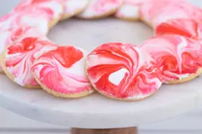 Easy Canada Day Marbled Sugar Cookie Hack