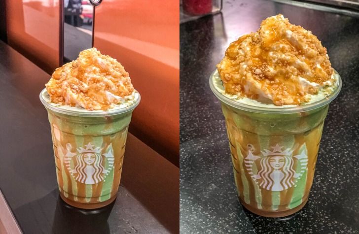 is starbucks green tea real