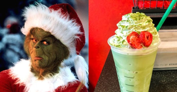 Starbucks Secret Menu Try The Grinch Frappuccino Forkly