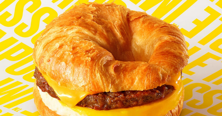Burger King Tests New Impossible Croissan'wich With Sausage Made From ...