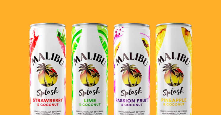 Malibu Rum Unveils New Splash Coconut Beverages Forkly