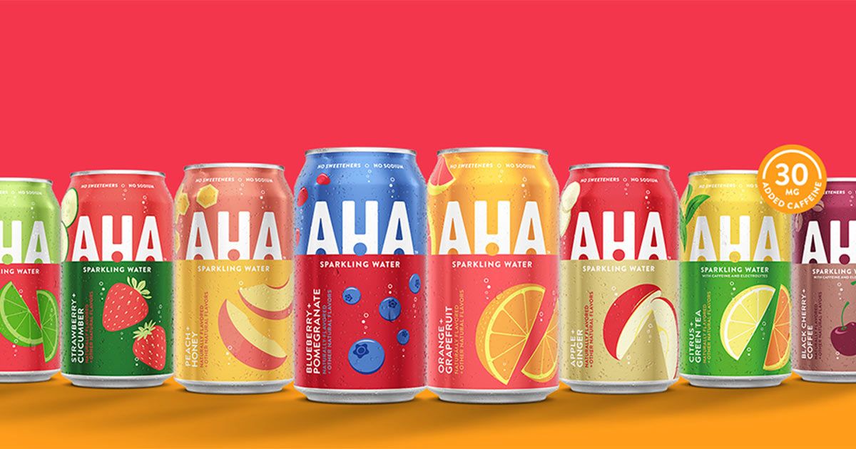 CocaCola Unveils New AHA Sparkling Water Lineup Forkly