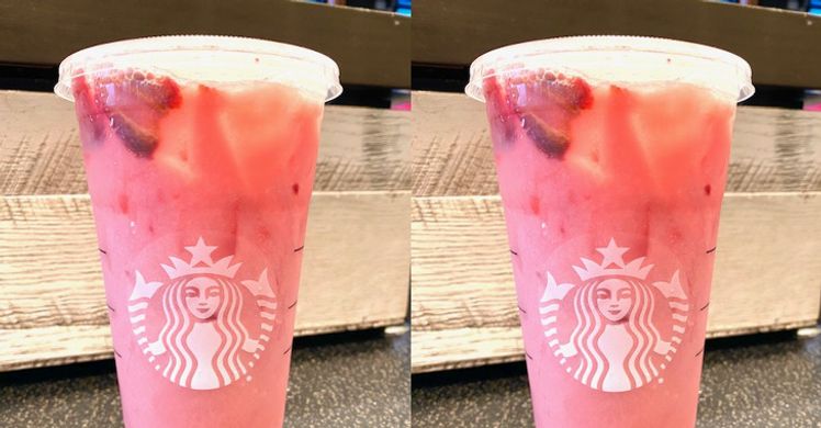 Starbucks Pink Drink Low in Calories